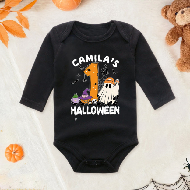 Personalized Baby Lovely First Halloween Outfit | CWHalloween27