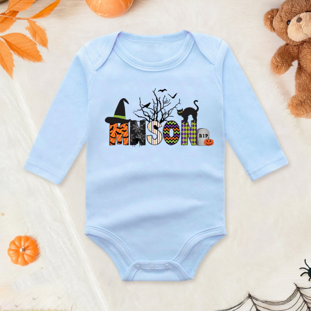 Personalized Baby Lovely First Halloween Outfit | CWHalloween35