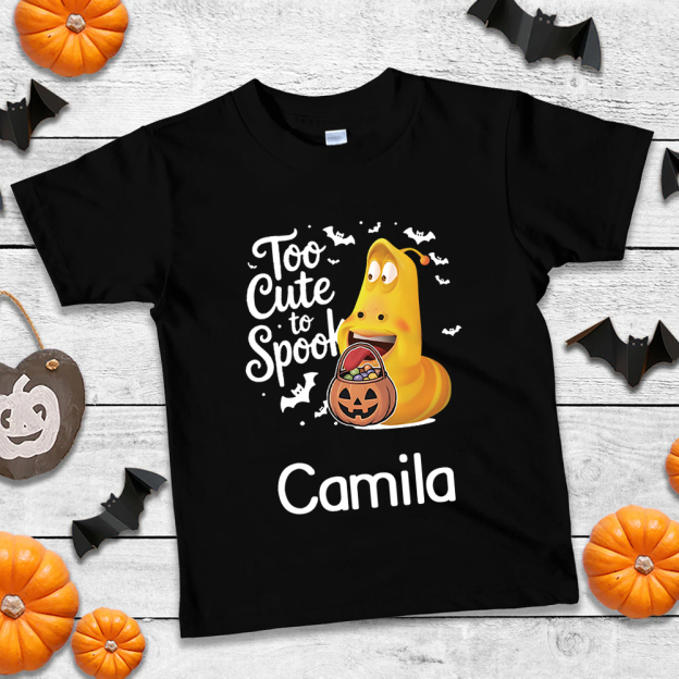 Personalized Larva's Halloween Funny Kid Shirt | Larva06