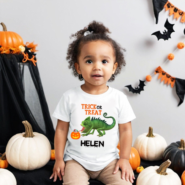 Personalized Larva's Halloween Funny Kid Shirt | Larva16