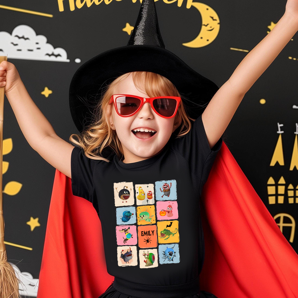 Personalized Larva's Halloween Funny Kid Shirt | Larva20
