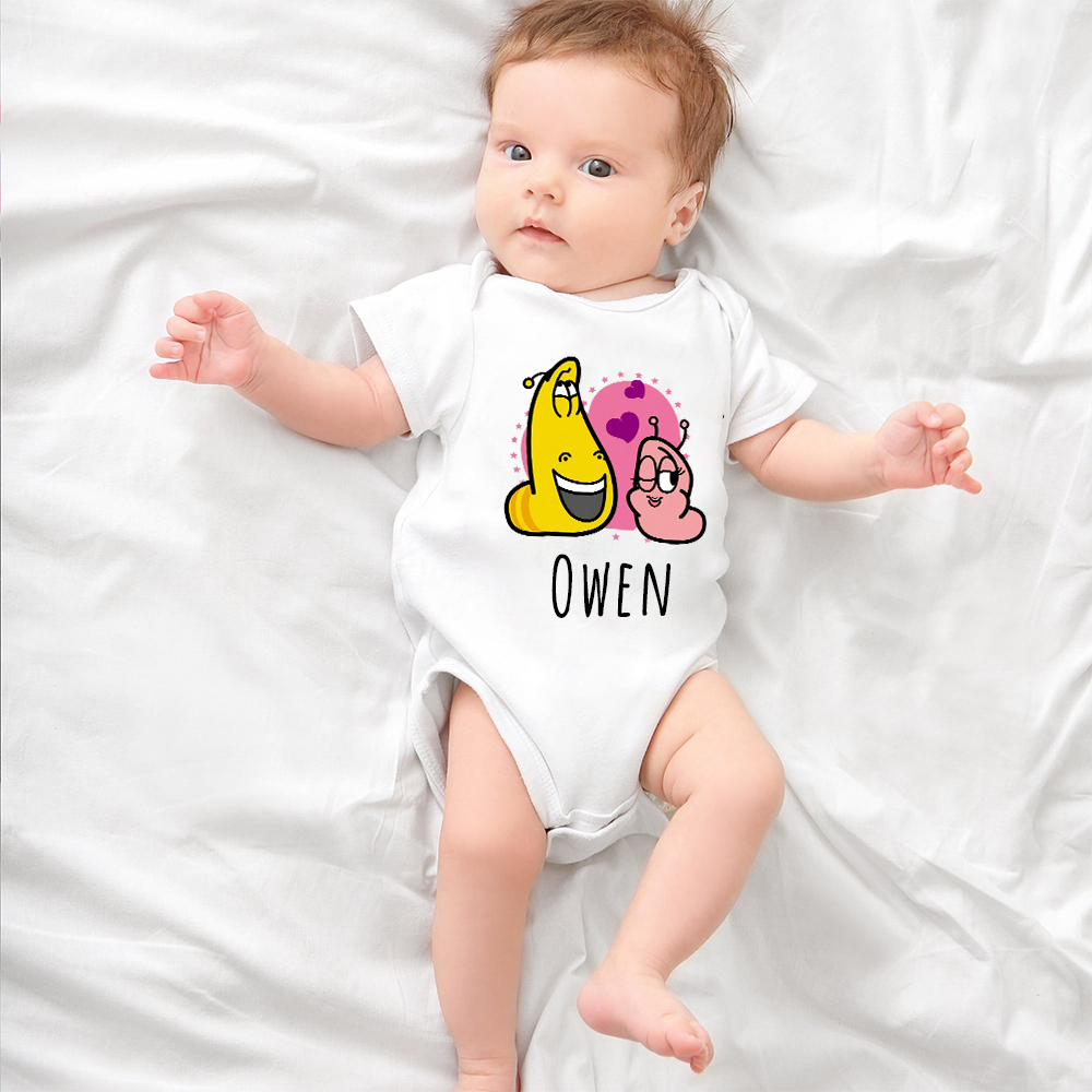Personalized Larva's Funny Baby Romper | Larva22