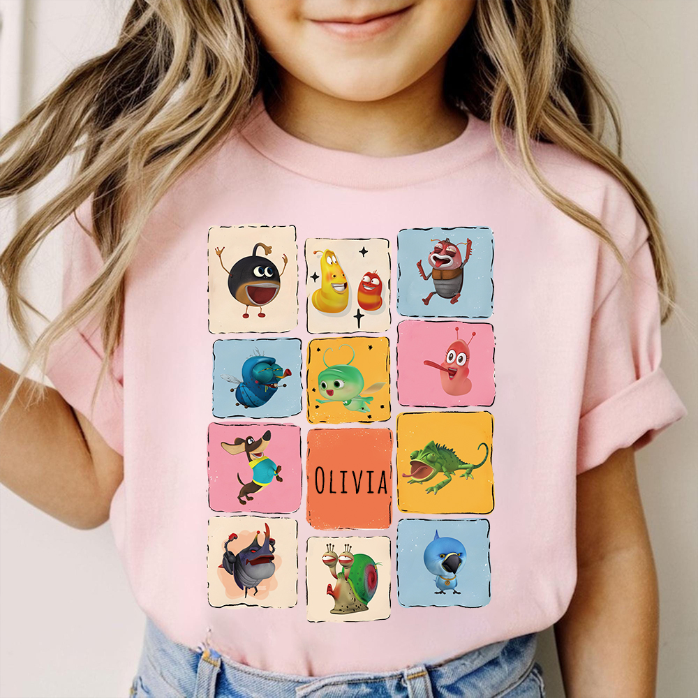 Personalized Larva's Funny Kid Shirt | Larva30
