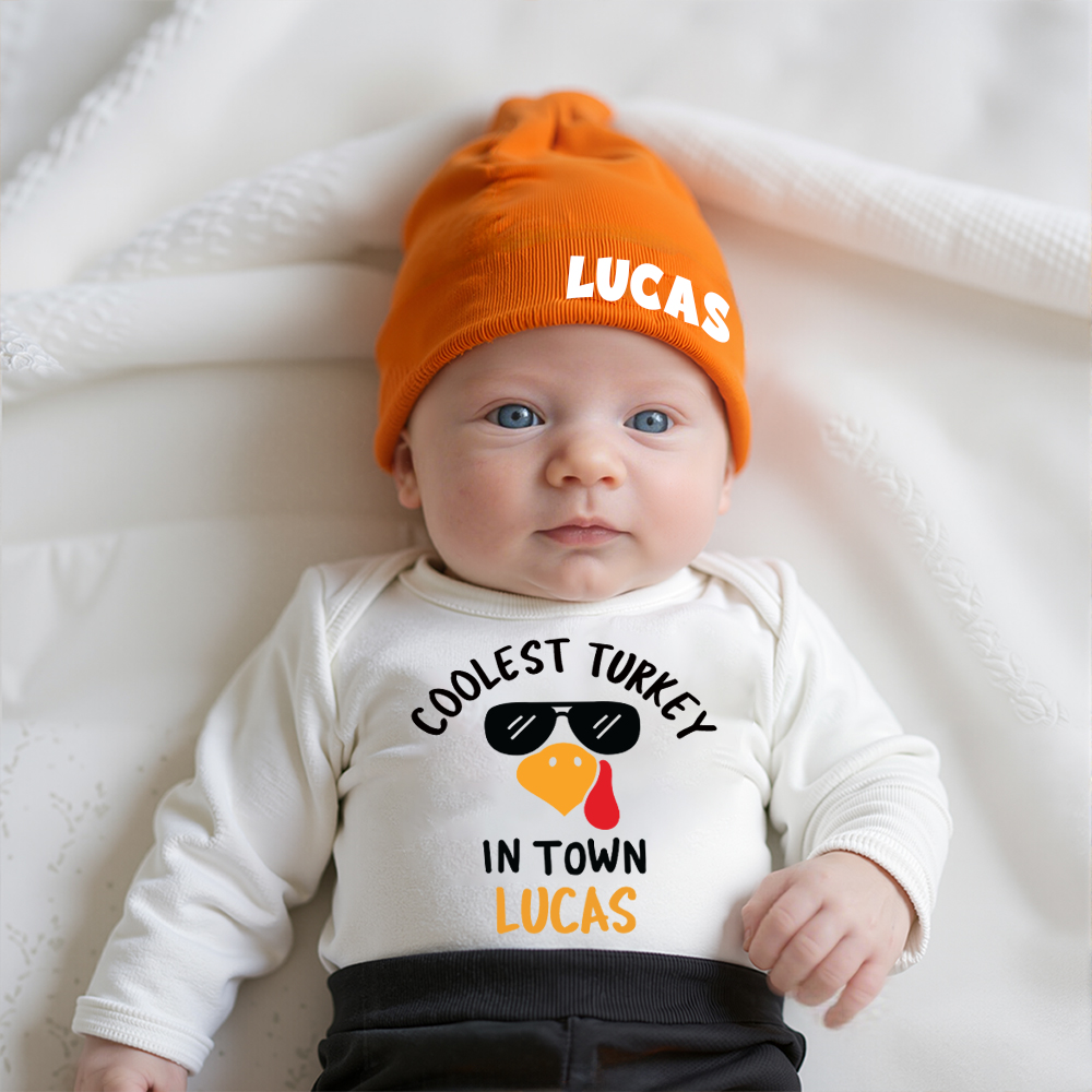 Personalized Baby First Thanksgiving Outfit Set | CWThanks06