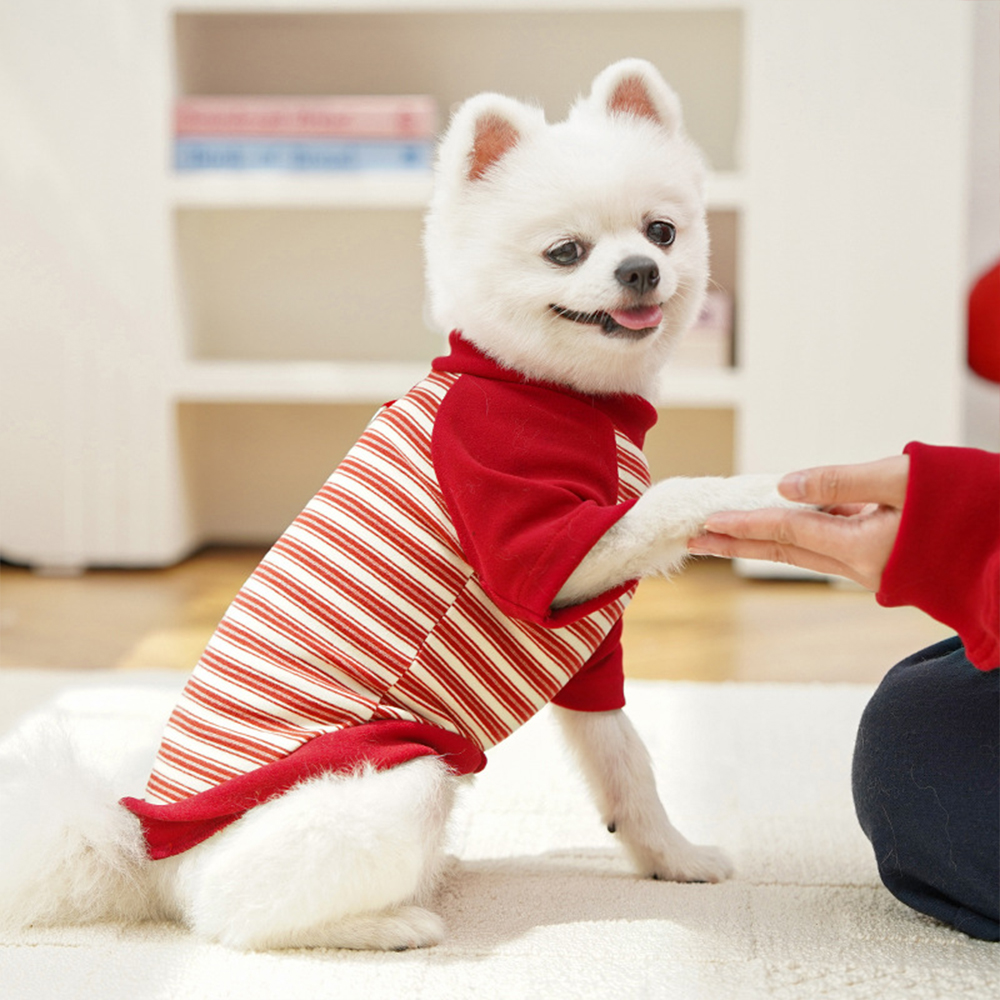 Personalized Small Medium Large Pets Stripe Sweatshirts | BKPet226