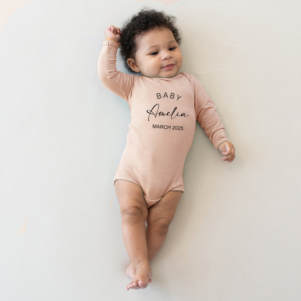 Personalized Personalized Baby Coming Home Romper | CWBaby318