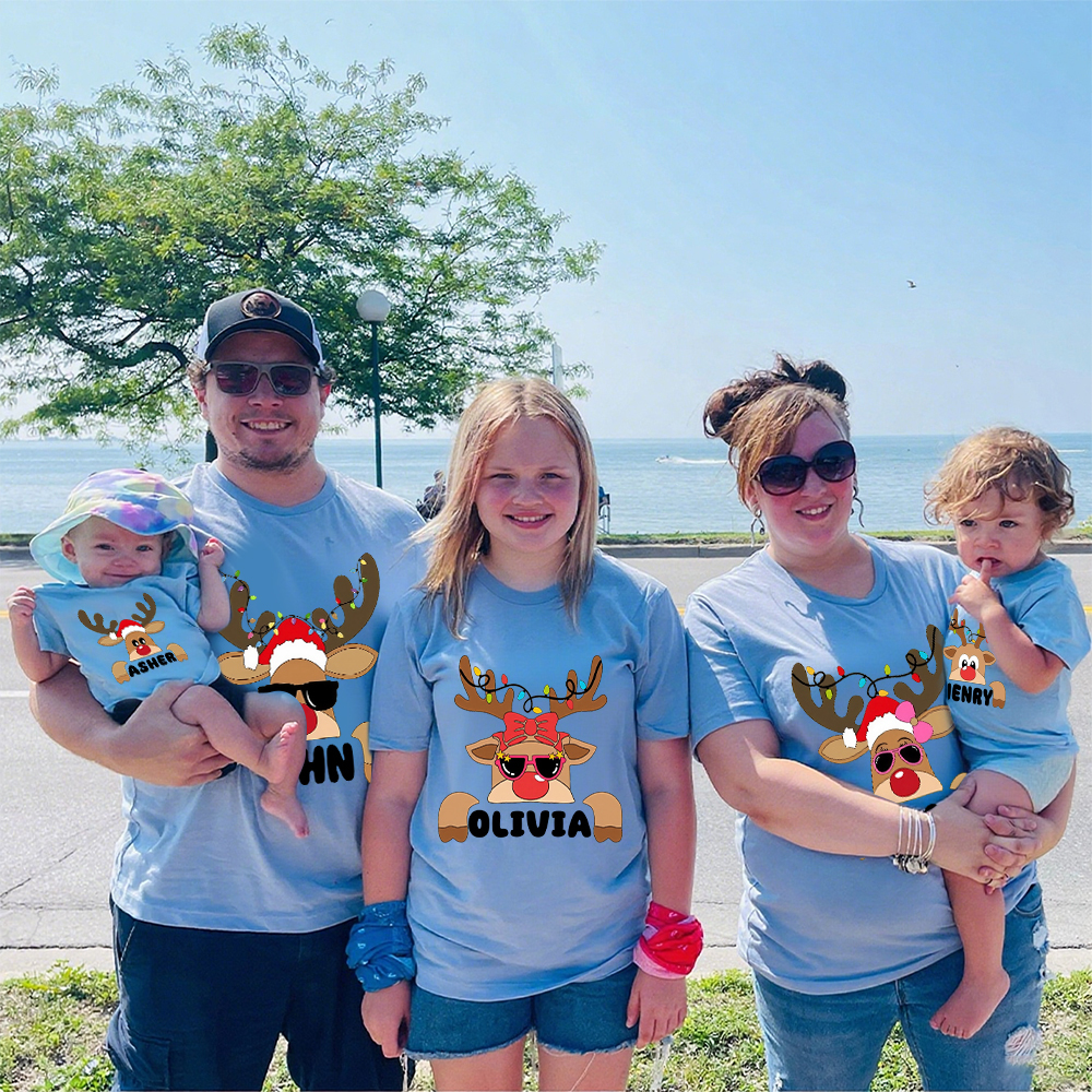 Personalized Christmas Matching Family Shirt | CWFamily120