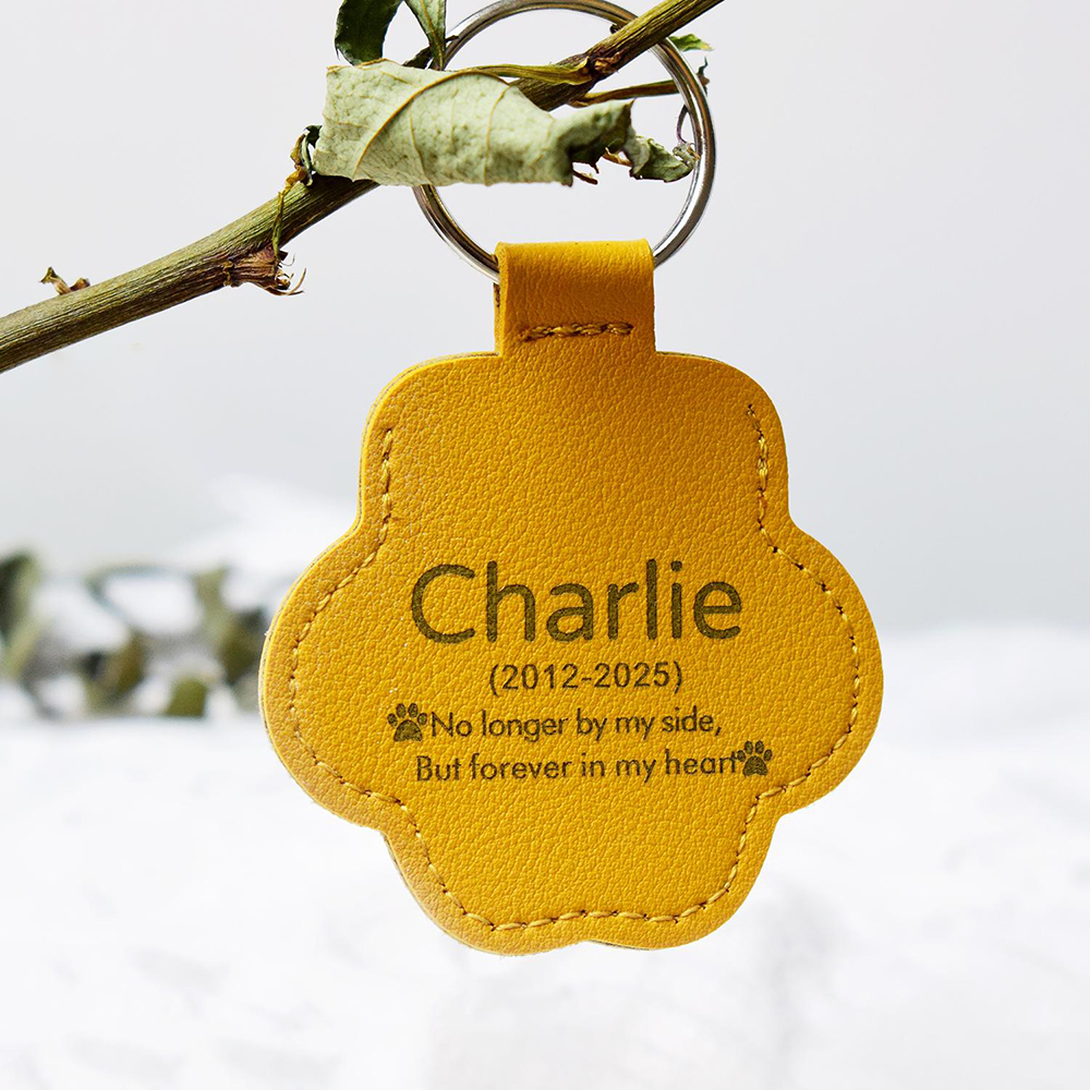 Personalized Pet Fur Storage Memorial Keychain | BKPet253