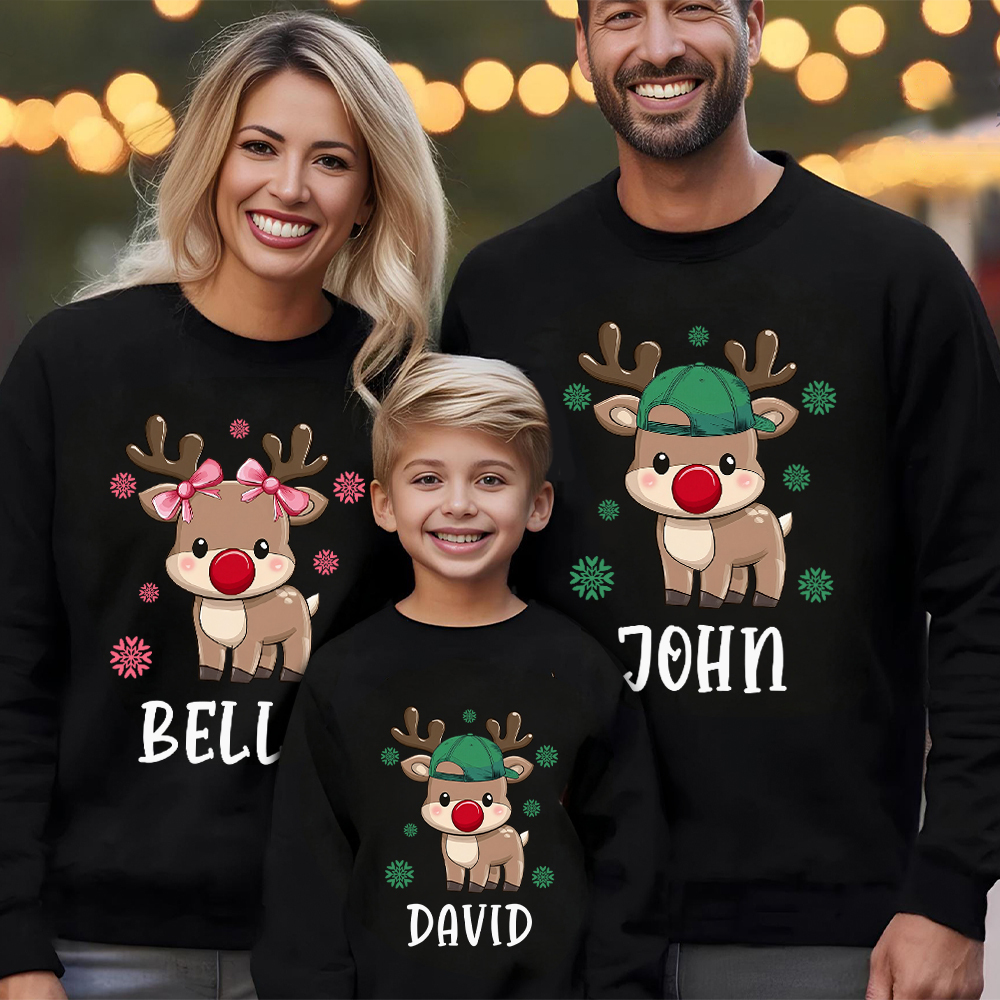 Personalized Christmas Matching Family Sweatshirt | MCGift232