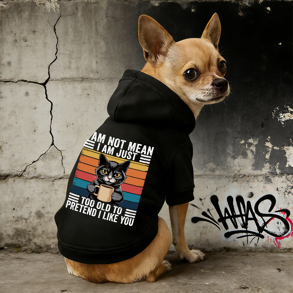 I AM NOT MEAN Puppy Hoodie | BKPet329