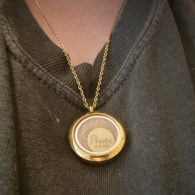 Personalized Pet Precious Memory Glass Locket Jewelry | BKPet364