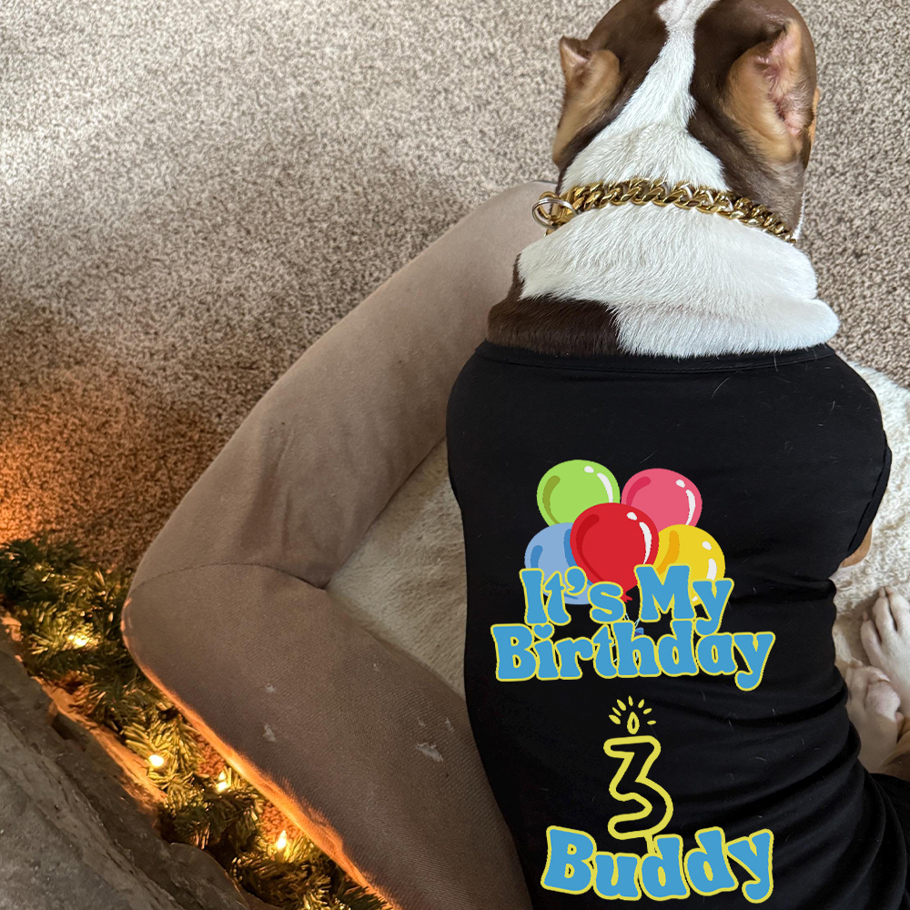 Personalized It’s My Birthday Pet Shirt | BKPet449