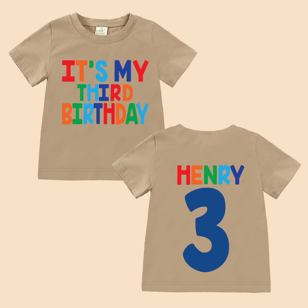 Personalized My First Birthday T-Shirt | inBirth24