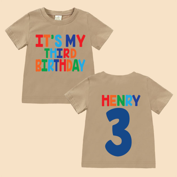 Personalized My First Birthday T-Shirt | inBirth24