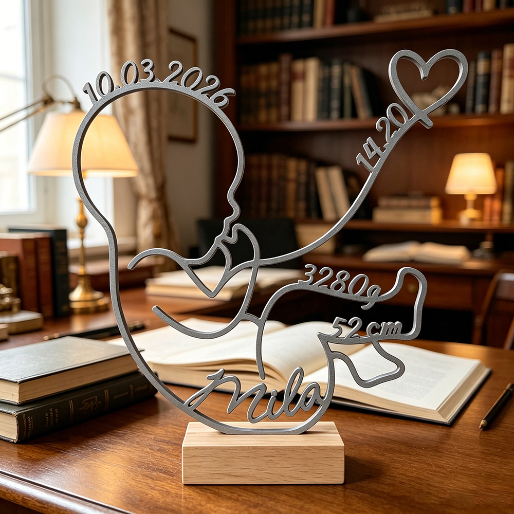 Personalized 3D Baby Birth Stand Decor for Unique & Love | CWGift59