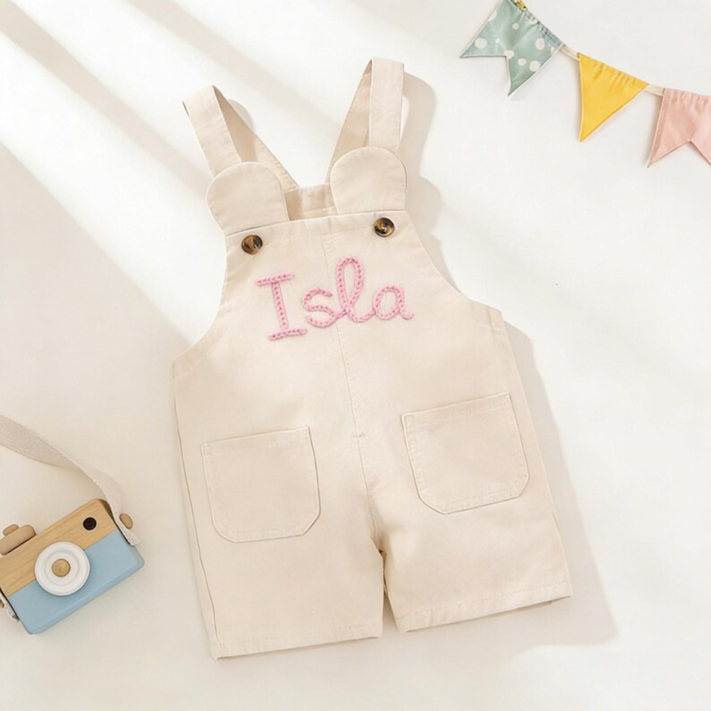 Personalized Hand Embroidered Baby Overall | CWBaby492