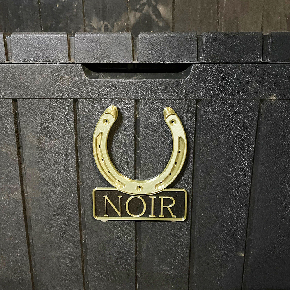 Personalized 3D Horseshoe Stable Door Name Plate | CWGift72