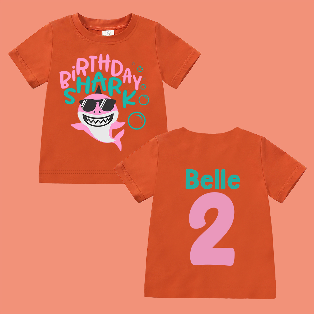 Personalized Shark Birthday T-Shirt | inBirth31