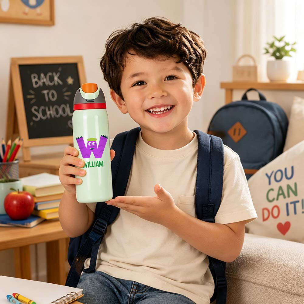 Personalized BPA Free 24oz/32oz Kids Water Bottle | YouBottle100