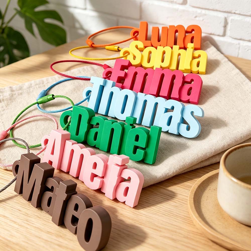 Personalized 3D Printed Name Tag | CWGift78