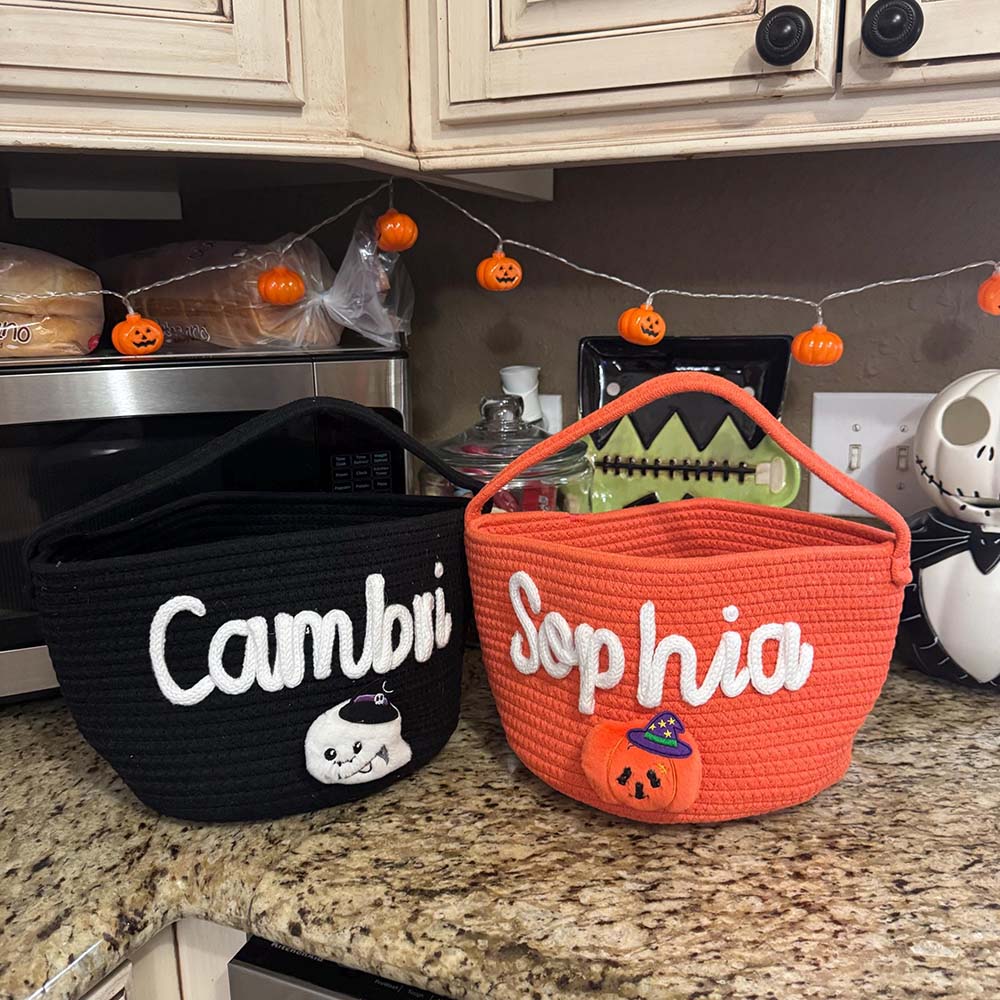 Personalized Halloween Treat Basket | CWHalloween105