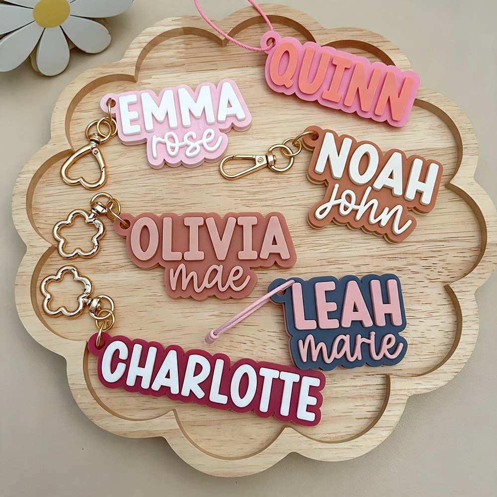 Personalized 3D Printed Backpack Name Tag | CWGift89