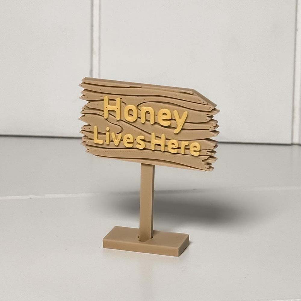 Personalized 3D Printed Forest Sign for Fishtanks | CWGift92
