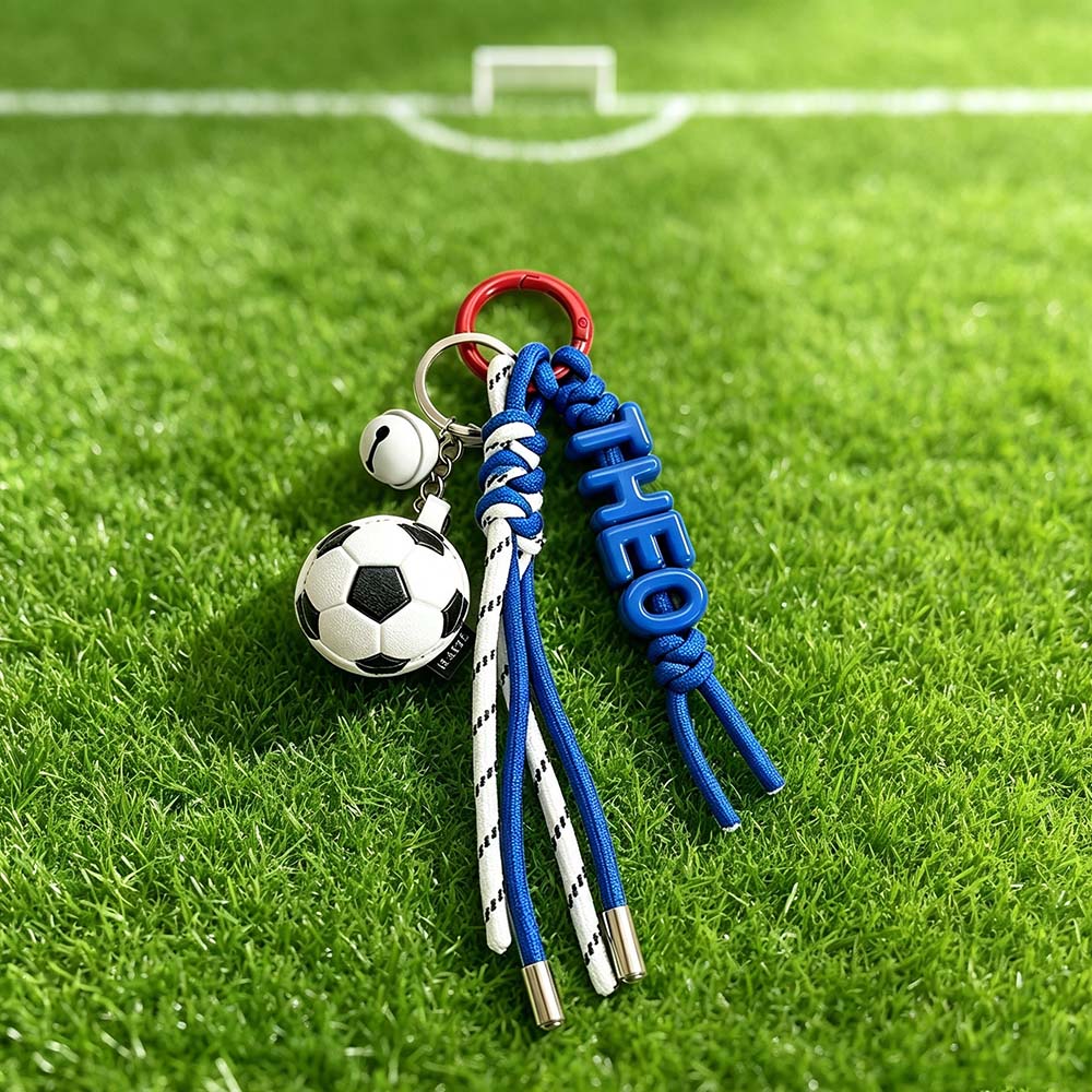 Personalized Sports Name Beaded Keychain | CWGift95