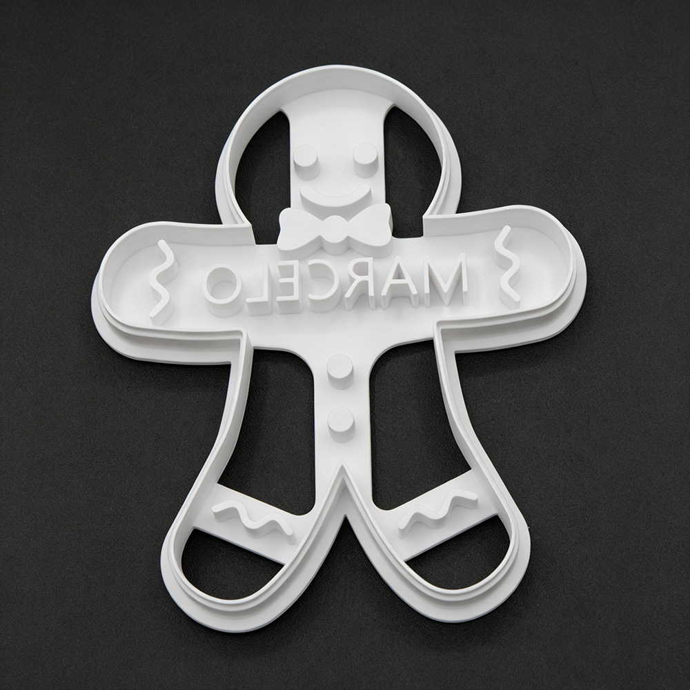 Personalized Christmas Gingerbread Cookie Cutter With Name | MCGift371