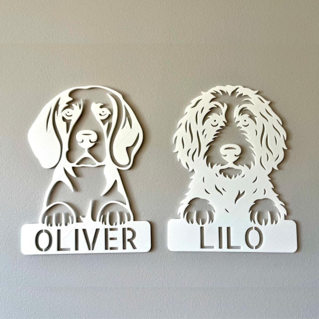 Personalized Dog Breed Wall Art Sign Cage Decor | BKPet451