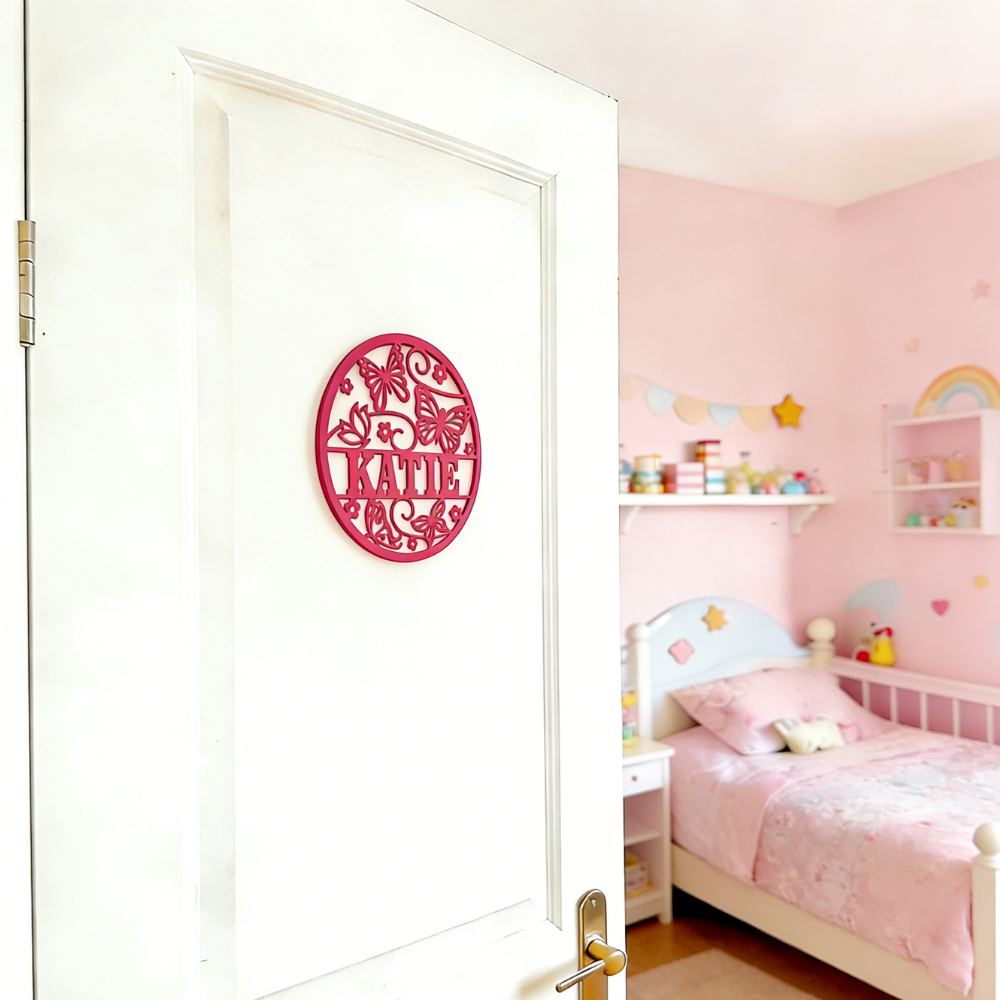 Personalized Dinosaur Kid's Bedroom Door Name Sign | CWBaby465