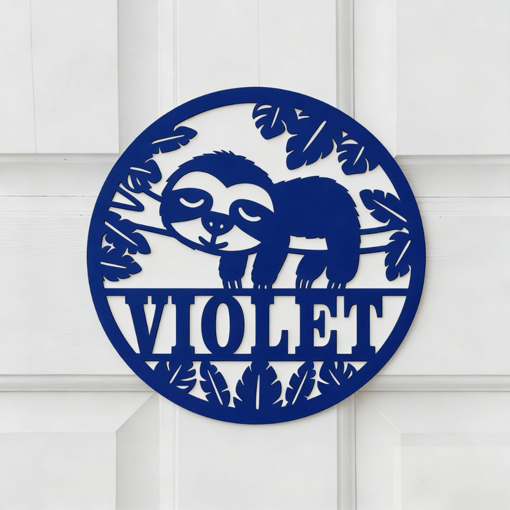 Personalized Lovely Kid's Bedroom Door Name Sign | CWBaby466