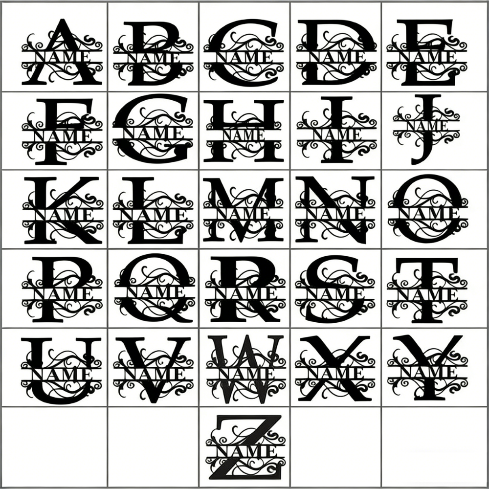 Personalized Monogramed Wall Door Name Sign | CWBaby467