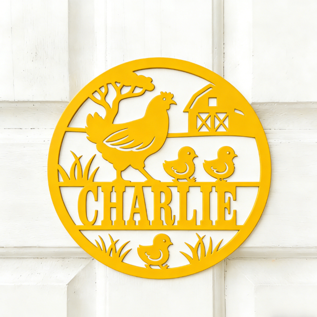 Personalized Dinosaur Kid's Bedroom Door Name Sign | CWBaby465