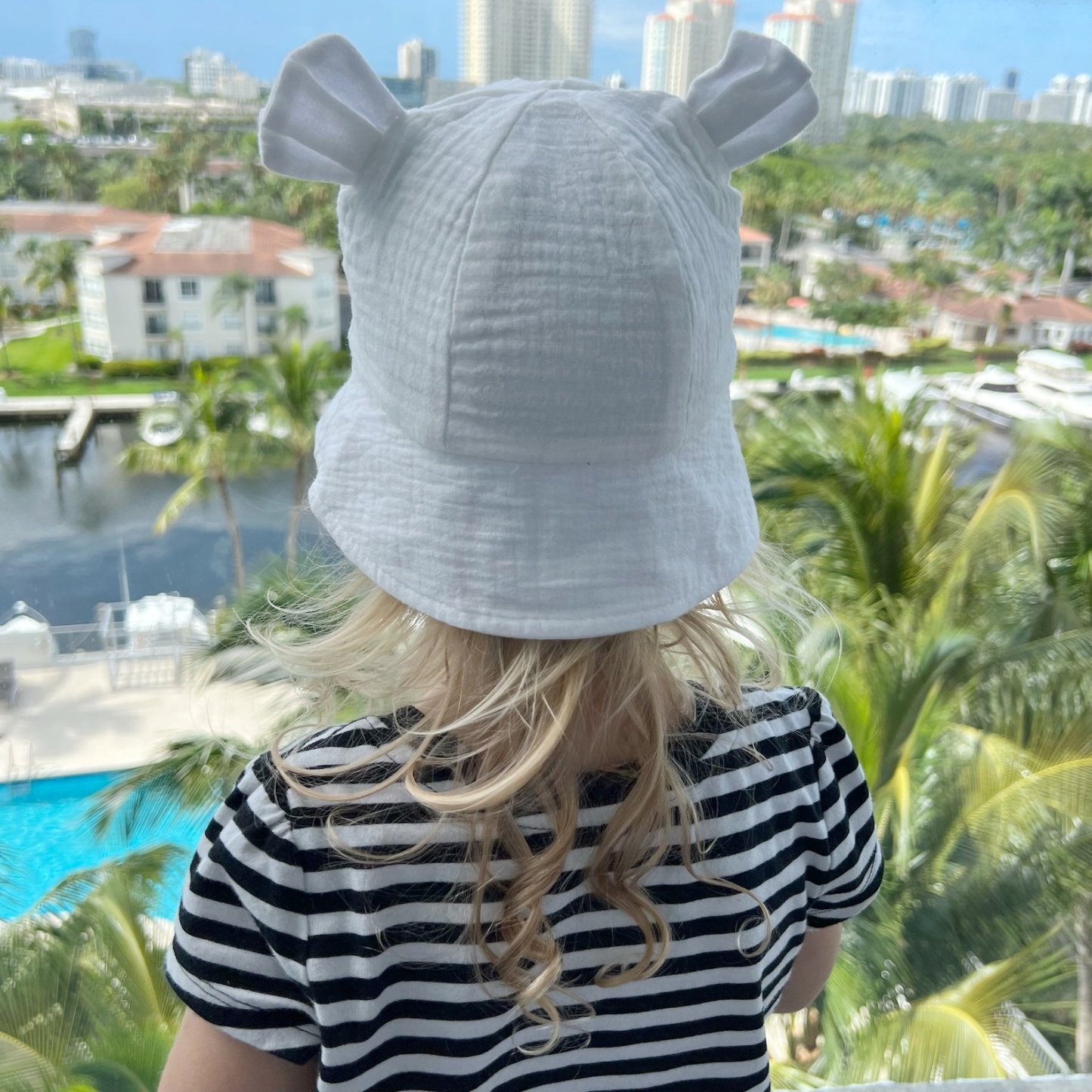 Personalized Kid Lovely Bear Bucket Hat  | CWBeach92