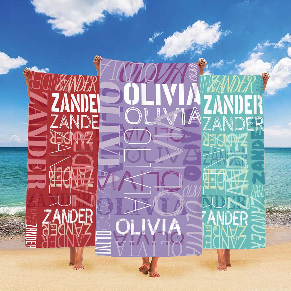 Personalized Lovely Kid Towel for Summer & Beach | CWTowel58