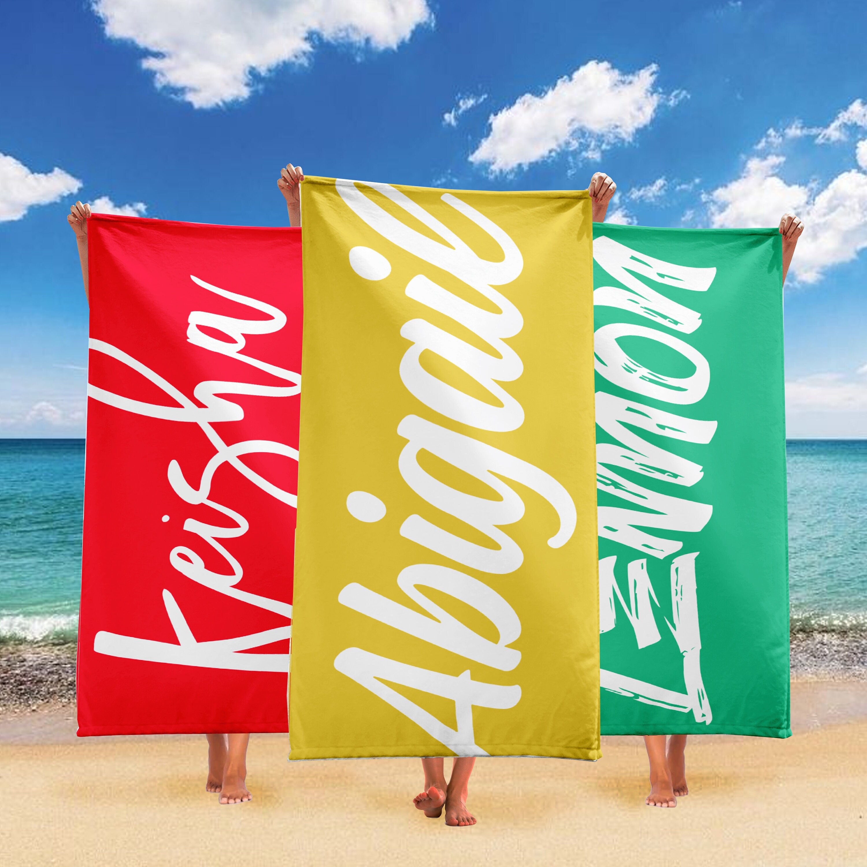 Personalized Lovely Kid Towel for Summer & Beach | cwtowel50