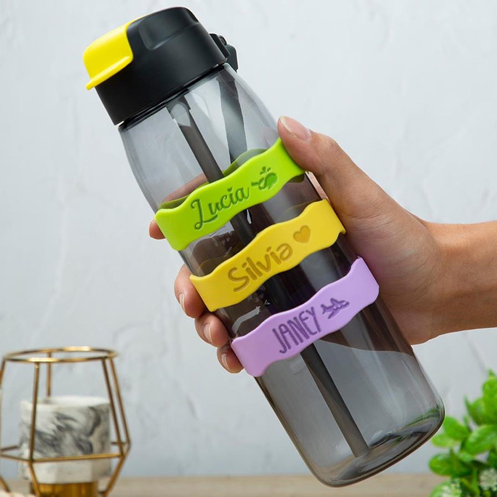 Personalised Kid Silicone Water Bottle Labels | CWBaby158
