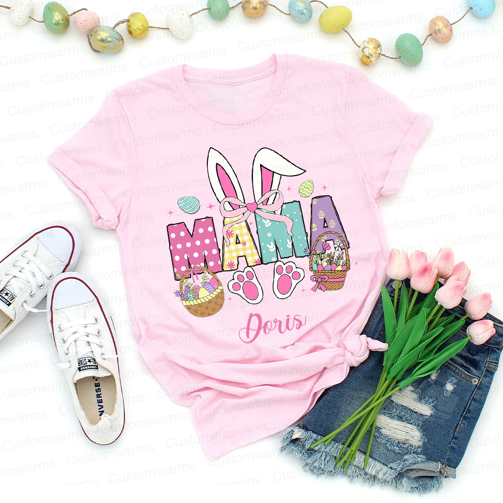 Personalized Family Happy Easter Matching Shirt | CWEaster54
