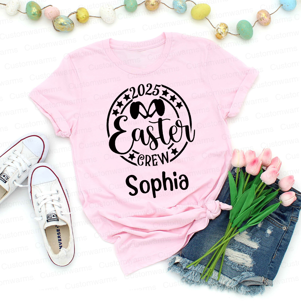 Personalized Family Happy Easter Matching Shirt | CWEaster62