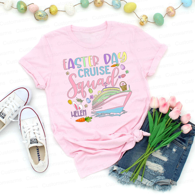 Personalized Family Happy Easter Matching Shirt | CWEaster69