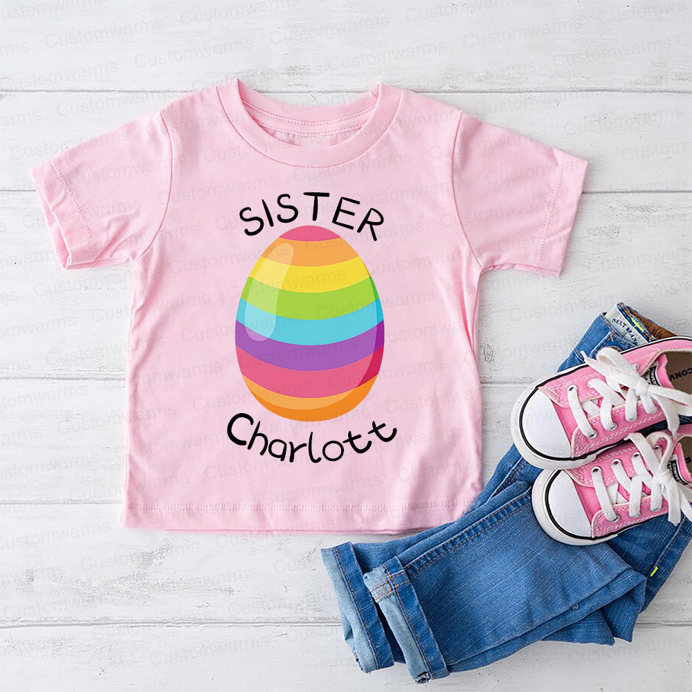 Personalized Family Happy Easter Matching Shirt | CWEaster74