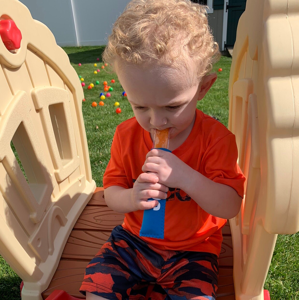 Personalized Icy Frozen Yogurt Popsicle Holder | CWBeach180
