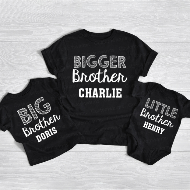 Personalized Matching Sibling Shirts | CWSibling02