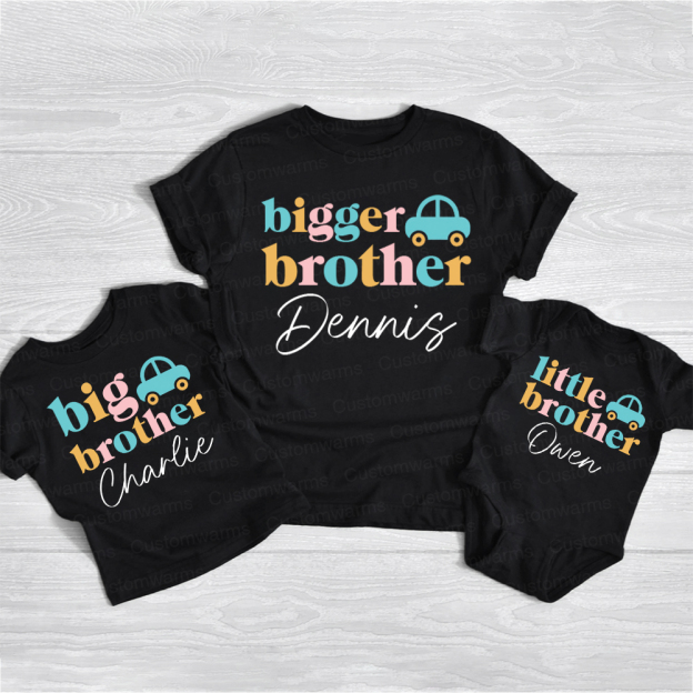 Personalized Matching Sibling Shirts | CWSibling14
