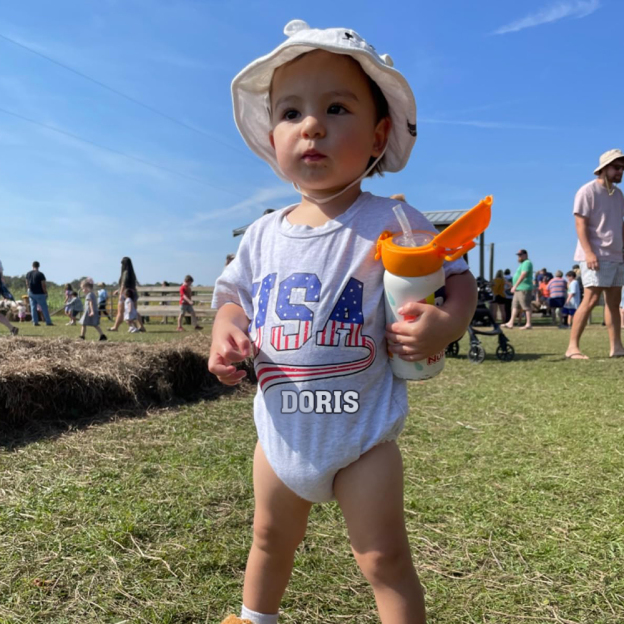 Personalized 4th of July Independence Day Romper | CWBaby246