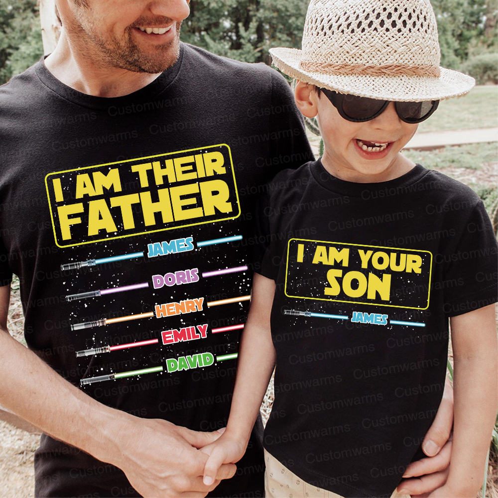 Personalized First Father's Day Daddy and Me Outfit | CWFamily107