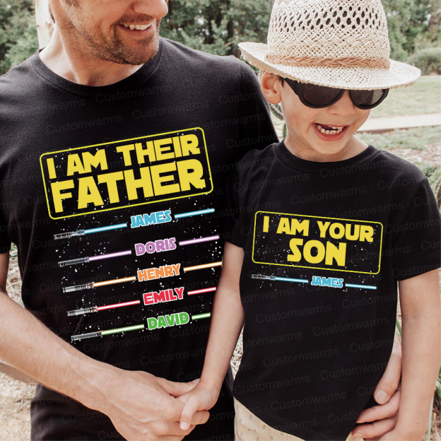 Personalized First Father's Day Daddy and Me Outfit | CWFamily107