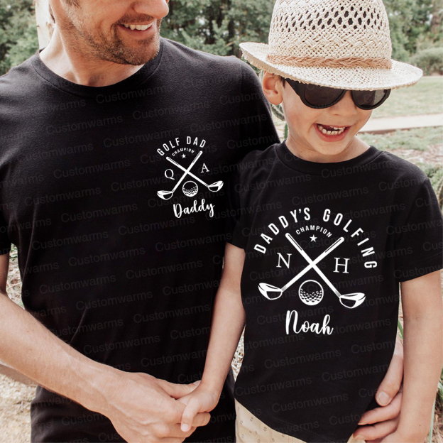 Personalized First Father's Day Daddy and Me Outfit | CWFamily115