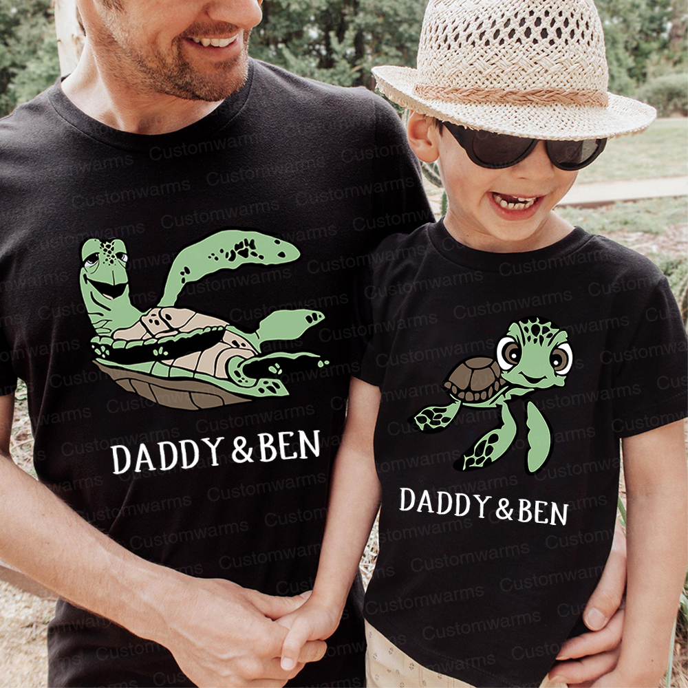 Personalized First Father's Day Daddy and Me Outfit | CWFamily117